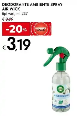 Bennet Deodorante ambiente spray AIR WICK offerta