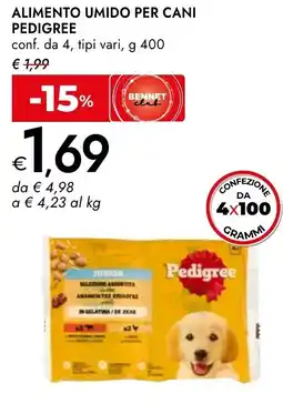 Bennet Alimento umido per cani PEDIGREE offerta