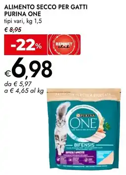 Bennet Alimento secco per gatti PURINA ONE tipi vari offerta