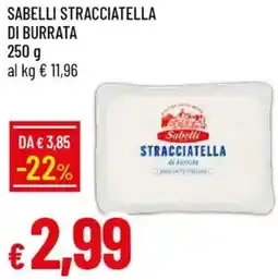 Galassia Sabelli stracciatella di burrata offerta