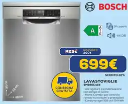 Euronics BOSCH LAVASTOVIGLIE SMS6ECI12E offerta