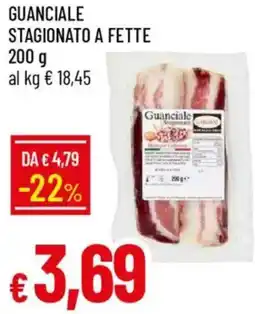 Galassia Guanciale stagionato a fette offerta