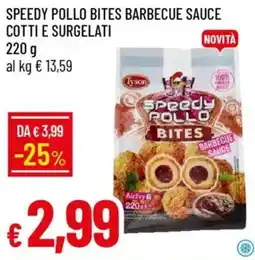 Galassia Speedy pollo bites barbecue sauce cotti e surgelati offerta