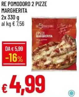Galassia Re pomodoro 2 pizze margherita offerta