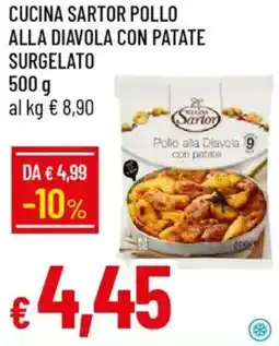 Galassia Cucina sartor pollo alla diavola con patate surgelato offerta