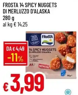 Galassia Frosta 14 spicy nuggets di merluzzo d'alaska offerta