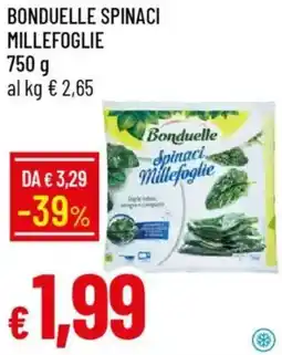 Galassia Bonduelle spinaci millefoglie offerta