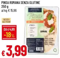 Galassia Pinsa romana senza glutine offerta
