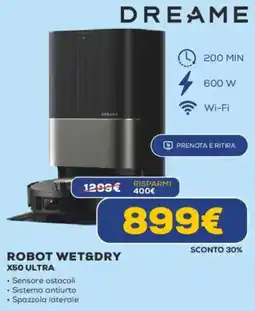 Euronics DREAME ROBOT WET&DRY X50 ULTRA offerta