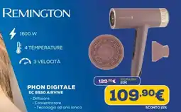 Euronics REMINGTON PHON DIGITALE EC 8930 AIRVIVE offerta
