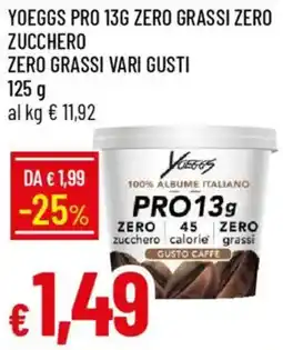 Galassia Yoeggs pro 13g zero grassi zero zucchero zero grassi offerta
