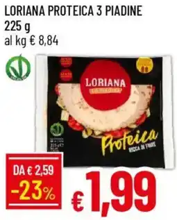 Galassia Loriana proteica 3 piadine offerta