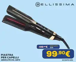 Euronics BELLISSIMA PIASTRA PER CAPELLI ABSOLUTE 4XL 11873 offerta