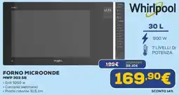 Euronics Whirlpool FORNO MICROONDE MWP 303 SB offerta