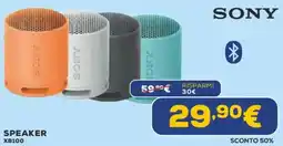 Euronics SONY SPEAKER XB100 offerta