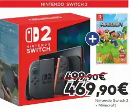 Euronics Nintendo Switch 2 + Minecraft offerta