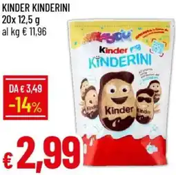 Galassia Kinder kinderini offerta