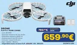 Euronics Dji drone flip fly more combo offerta