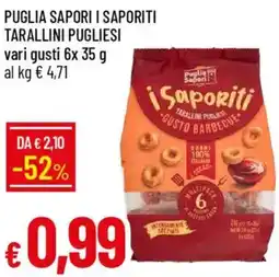 Galassia Puglia sapori i saporiti tarallini pugliesi offerta