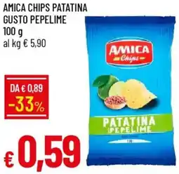 Galassia Amica chips patatina gusto pepelime offerta