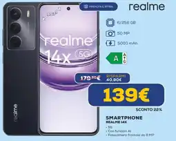 Euronics realme SMARTPHONE REALME 14X offerta
