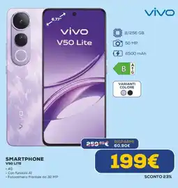 Euronics vivo SMARTPHONE V50 LITE offerta