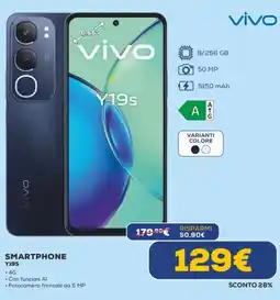 Euronics vivo SMARTPHONE Y19S offerta