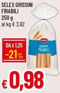 Galassia Selex grissini friabili offerta
