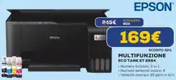Euronics EPSON MULTIFUNZIONE ECO TANK ET 2864 offerta