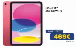 Euronics iPad 11" 256 GB Wi-Fi offerta
