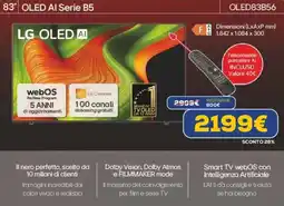 Euronics LG 83" OLED AI Serie B5 OLED83B56 offerta