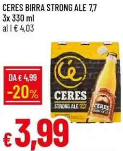 Galassia CERES BIRRA STRONG ALE 7,7 offerta