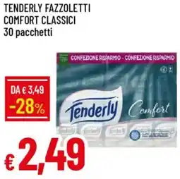 Galassia Tenderly fazzoletti comfort classici offerta