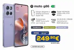 Euronics motorola moto g86 offerta