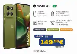 Euronics motorola moto g15 offerta