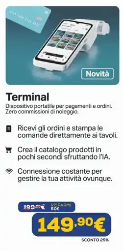 Euronics sumup Terminal offerta