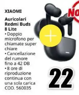 MediaWorld XIAOMI Auricolari Redmi Buds 8 Lite offerta