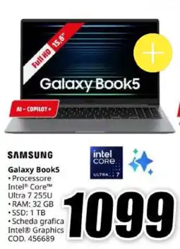 MediaWorld SAMSUNG Galaxy Book5 offerta