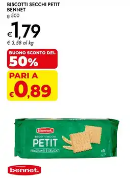 Bennet Biscotti secchi petit BENNET offerta