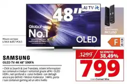 Comet SAMSUNG OLED TV 4K 48" S90FA offerta