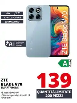 Comet ZTE BLADE V70 SMARTPHONE offerta