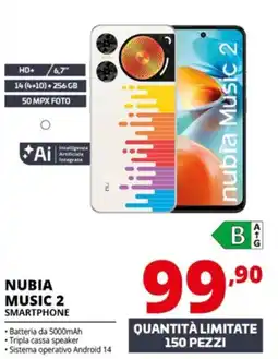 Comet NUBIA MUSIC 2 SMARTPHONE offerta