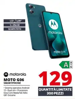 Comet motorola MOTO G06 SMARTPHONE offerta