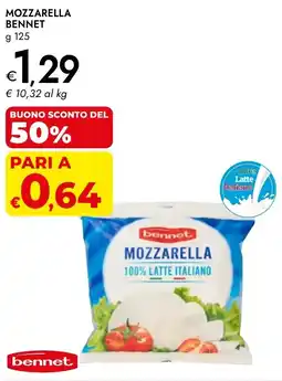 Bennet Mozzarella BENNET offerta