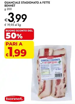 Bennet Guanciale stagionato a fette BENNET offerta