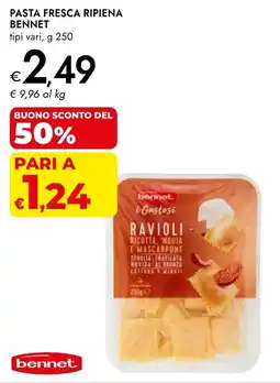 Bennet Pasta fresca ripiena BENNET offerta