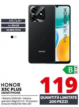 Comet HONOR X5C PLUS SMARTPHONE offerta