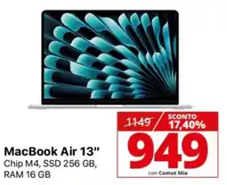 Comet MacBook Air 13″ offerta
