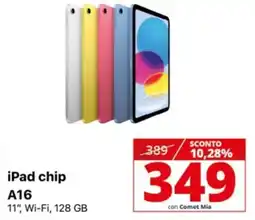 Comet iPad chip A16 offerta