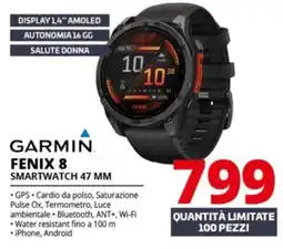 Comet Garmin fenix 8 smartwatch 47 mm offerta